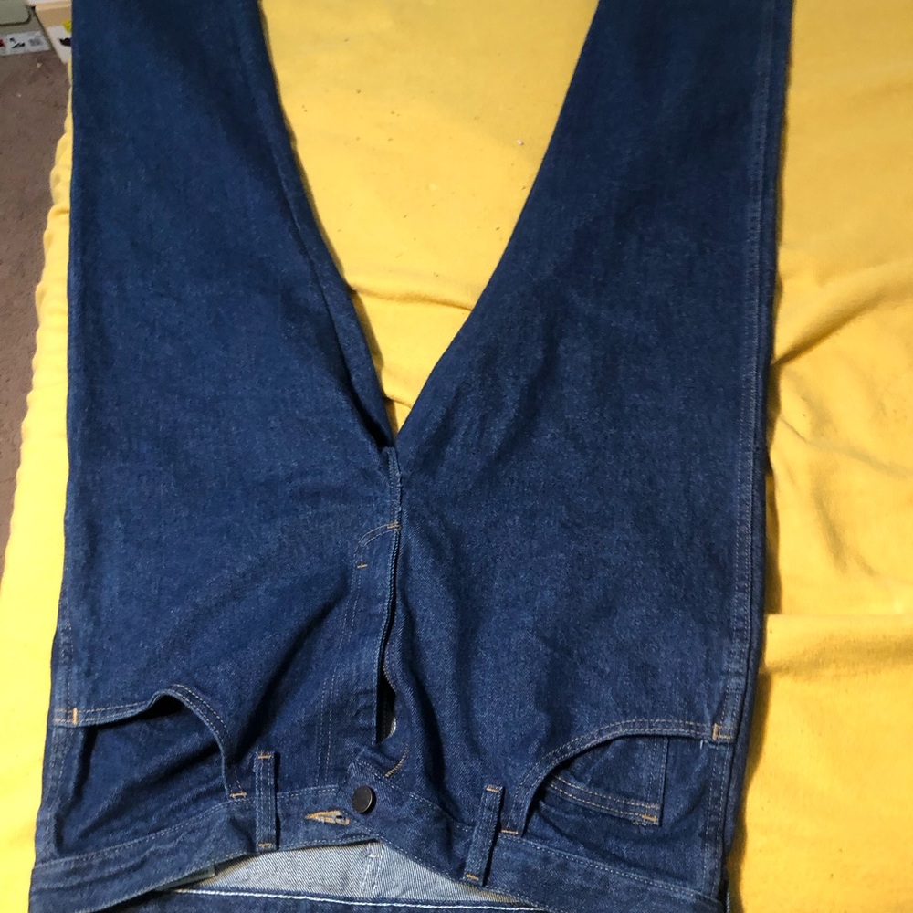 Dark Blue Classic Denim Jeans